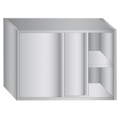 Prismafood Wandhängeschrank 0,8m - mit Flügeltür 0,65m hoch STD