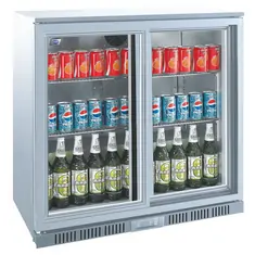 GGG Back-Bar-Kühlschrank, 208L, 2 Türen, LG-208S