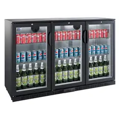 GGG Back-Bar-Kühlschrank, 330L, 3 Türen, LG-330H