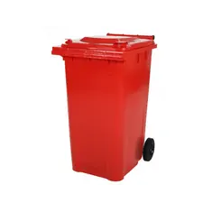 SARO 2 Rad Müllgroßbehälter 80 Liter -rot- MGB80RO