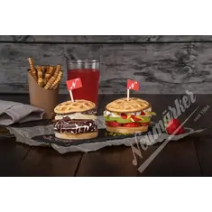 Neumärker Waffel-Burger Backplattensatz, 2 image