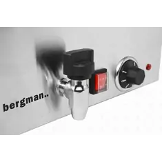 Bergman Basic-Line Bain-Marie GN 1/1 - 150 mm, mit Ablasshahn, Bild 2