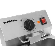 Bergman Basic-Line Elektro-Fritteuse mit 1 Becken 10 l & Ablasshahn, 3 image