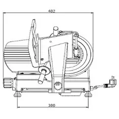 Bergman Basic-Line Aufschnittmaschine ASM 250, Bild 4