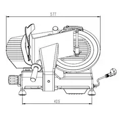 Bergman Basic-Line Aufschnittmaschine ASM 300, Bild 2
