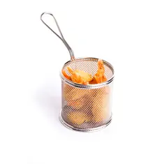 Hendi Miniatur Snack Frittierkörbe 125x100x(H)85 mm, Größe: 125x100x(H)85 mm, Bild 5