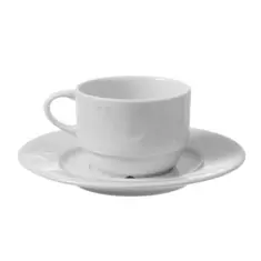 Hendi Cappuccino-Tasse und Unterteller ø85 mm