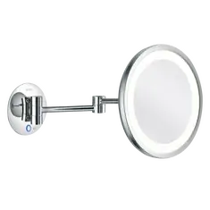Aliseo LED Saturn T3 Kosmetikspiegel mit Doppel-Schwenkarm, Variante: Doppel-Schwenkarm