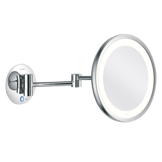 Aliseo LED Saturn T3 Kosmetikspiegel mit Doppel-Schwenkarm, Variante: Doppel-Schwenkarm