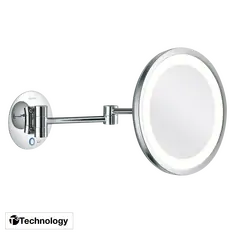 Aliseo LED Saturn T3 Kosmetikspiegel mit Doppel-Schwenkarm, Variante: Doppel-Schwenkarm, Bild 2
