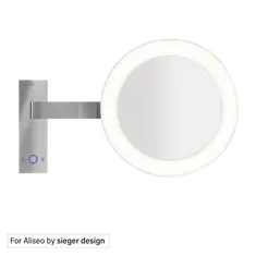 Aliseo LED Moon Dance Kosmetikspiegel mit Schwenkarm, Ausführung: Direktanschluss, Variante: Schwenkarm