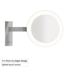 Aliseo LED Moon Dance Kosmetikspiegel mit Schwenkarm, Ausführung: Direktanschluss, Variante: Schwenkarm, Bild 2