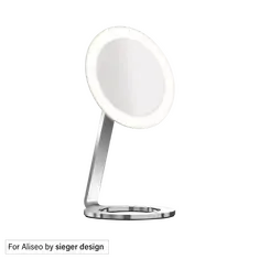 Aliseo LED Moon Dance Kosmetikspiegel Standmodell mit UK-Stecker, Ausführung: mit UK-Stecker, Variante: Standmodell
