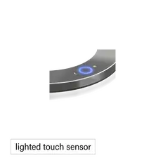 Aliseo LED Moon Dance Kosmetikspiegel Standmodell mit UK-Stecker, Ausführung: mit UK-Stecker, Variante: Standmodell, Bild 4