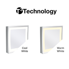 Aliseo LED Cubik T3 Kosmetikspiegel mit Doppel-Schwenkarm, Ausführung: Direktanschluss, Variante: Doppel-Schwenkarm, Bild 3