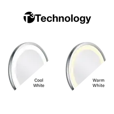Aliseo LED Saturn T3 Kosmetikspiegel mit Doppel-Schwenkarm, Variante: Doppel-Schwenkarm, Bild 3