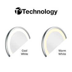 Aliseo LED Saturn T3 Kosmetikspiegel mit Doppel-Schwenkarm, Variante: Doppel-Schwenkarm, Bild 3