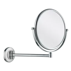Aliseo Concierge Collection Kosmetikspiegel mit Schwenkarm, Variante: Schwenkarm, Farbe: Chrom, Durchmesser: ø200 mm