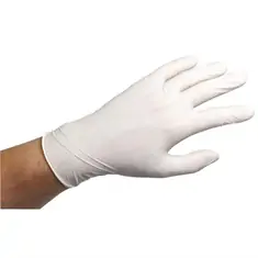 Gepuderte Latexhandschuhe weiß XL