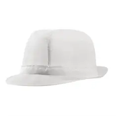 Trilby Hut mit Haarnetz weiß Größe L, Kleidergröße: L, Farbe: Weiß, Bild 4