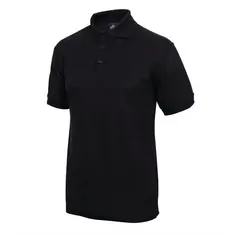 Unisex Poloshirt schwarz L