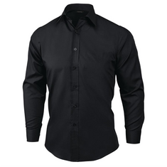 Uniform Works Unisex Oberhemd schwarz L, Kleidergröße: L, Farbe: Schwarz