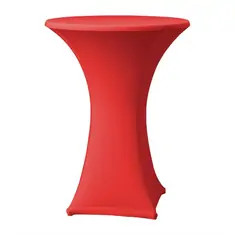 Tischhusse für Stehtische Samba D1 rot 85cm
