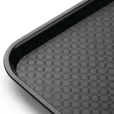 Olympia Kristallon Fast-Food-Tablett aus Polypropylen schwarz 34,5cm, Bild 2