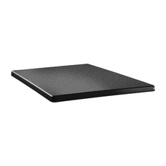 Topalit Classic Line quadratische Tischplatte anthrazit 70cm