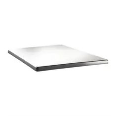 Topalit Classic Line quadratische Tischplatte weiß 60cm