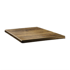 Topalit Classic Line quadratische Tischplatte Atacama Kirschenholz 60cm