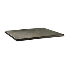 Topalit Classic Line rechteckige Tischplatte Beton 110 x 70cm