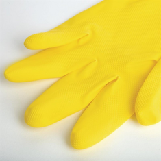 MAPA Vital 124 Flüssigkeitsfeste leichte Hausmeisterhandschuhe Gelb Groß, Bild 4