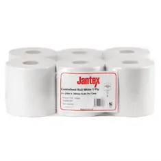 Jantex Handtuchrollen für Innenabrollung weiß 1-lagig