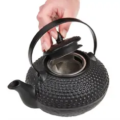 Orientalische Teekanne schwarz 85cl