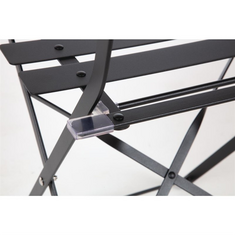 Bolero klappbare Terrassenstühle Stahl schwarz, Bild 4