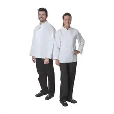 Whites Vegas Kochjacke lange Ärmel weiß M, Kleidergröße: M, Farbe: Weiß, Bild 5