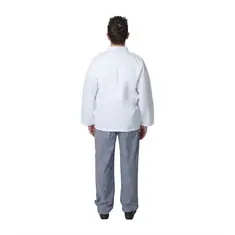 Whites Vegas Kochjacke lange Ärmel weiß S, Kleidergröße: S, Farbe: Weiß, Bild 4