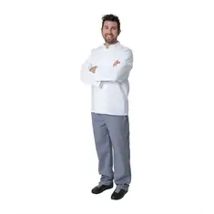 Whites Vegas Kochjacke lange Ärmel weiß XS, Kleidergröße: XS, Farbe: Weiß, Bild 3