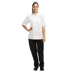 Whites Vegas Kochjacke kurze Ärmel weiß L, Kleidergröße: L, Farbe: Weiß, Bild 4