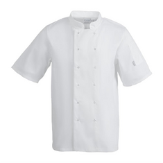 Whites Vegas Kochjacke kurze Ärmel weiß XL, Kleidergröße: XL, Farbe: Weiß, Bild 3