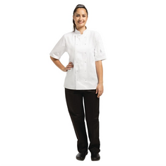 Whites Vegas Kochjacke kurze Ärmel weiß XL, Kleidergröße: XL, Farbe: Weiß, Bild 5