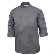 Chef Works Unisex Kochjacke grau M, Kleidergröße: M, Farbe: Grau