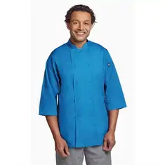 Chef Works Unisex Kochjacke blau XXL, Kleidergröße: XXL, Farbe: Blau, Bild 2