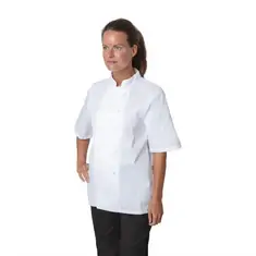 Whites Boston Kochjacke kurze Ärmel weiß L, Kleidergröße: L, Farbe: Weiß, Bild 2