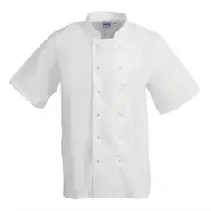 Whites Boston Kochjacke kurze Ärmel weiß L, Kleidergröße: L, Farbe: Weiß, Bild 3
