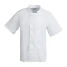 Whites Boston Kochjacke kurze Ärmel weiß L, Kleidergröße: L, Farbe: Weiß, Bild 4