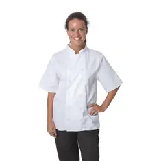 Whites Boston Kochjacke kurze Ärmel weiß L, Kleidergröße: L, Farbe: Weiß, Bild 5
