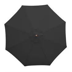 Bolero Runder Sonnenschirm 3m Durchmesser Schwarz, Bild 8