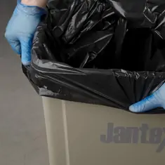 Jantex schwerbelastbare Müllbeutel schwarz 120L, Bild 3